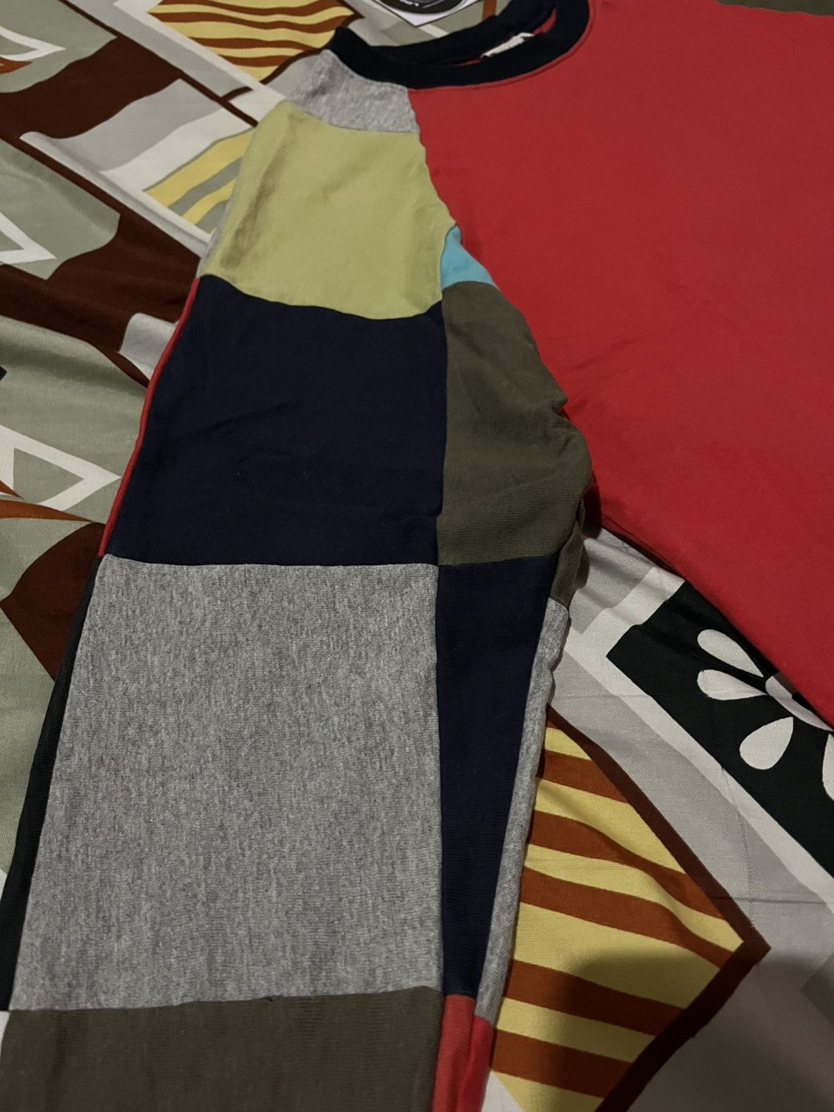 Designer × Japanese Brand × Vintage Vintage Urban Instinct Patch Work Longsleve Size US M / EU 48-50 / 2 - 6 Thumbnail