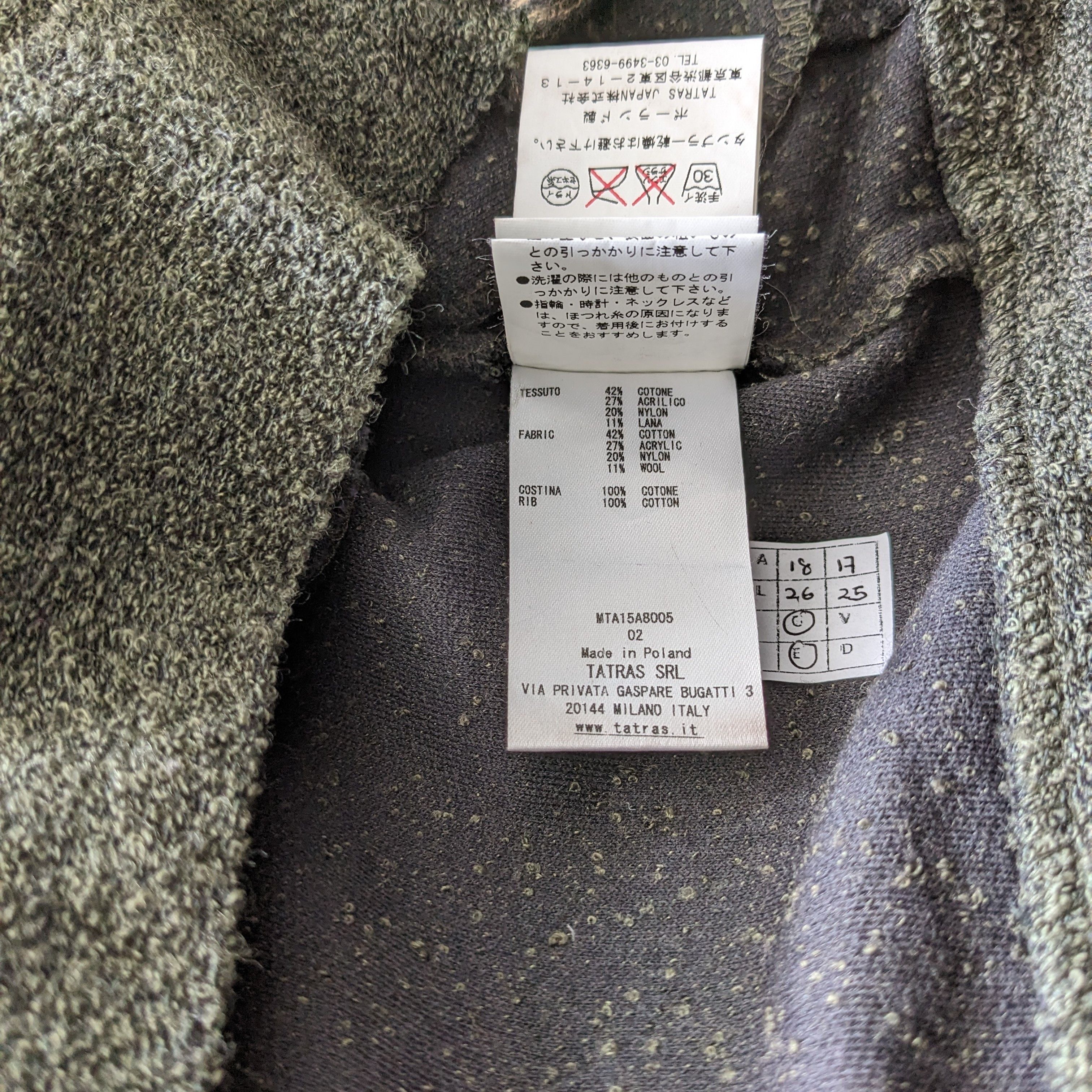Other Vintage TATRAS Luxury Outerwear Hoodies Jacket Size US XS / EU 42 / 0 - 8 Thumbnail