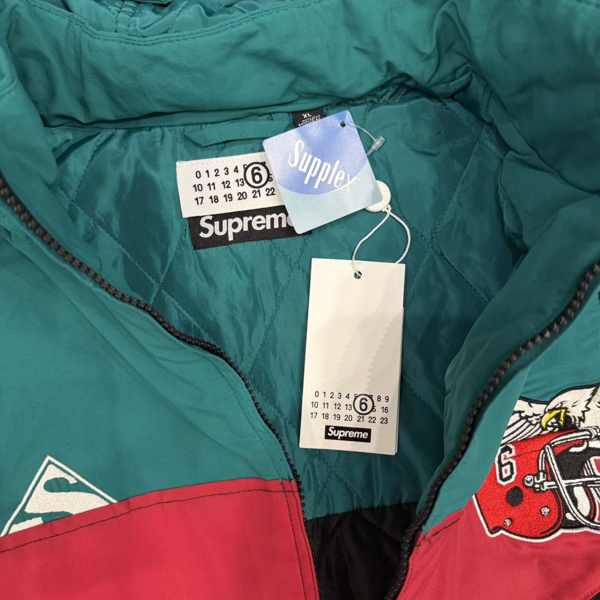 Maison Margiela × Supreme Supreme®/MM6 Maison Margiela Split Stadium Jacket Black Size US XL / EU 56 / 4 - 9 Thumbnail
