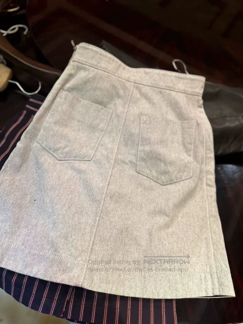 Hermes Hermes Skirt, light gray Size 42" / US 20 - 7 Thumbnail