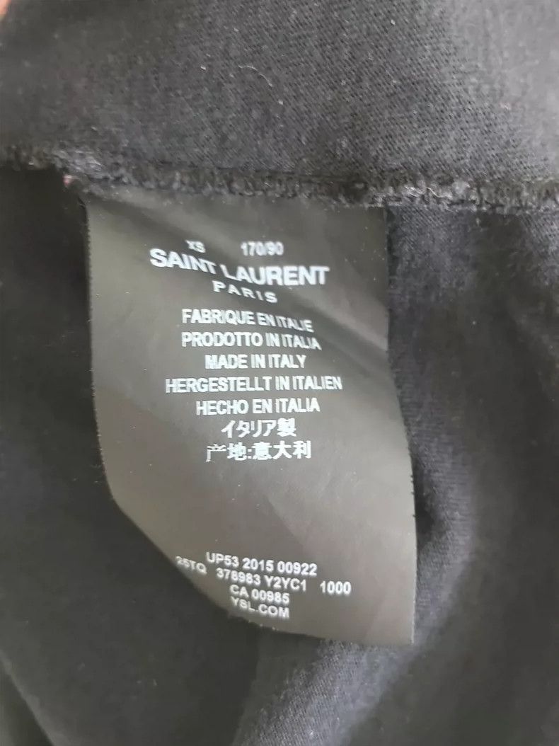 Saint Laurent Paris Saint laurent paris Blood Teeth Short Sleeve 2506-Nextarrow Size US XS / EU 42 / 0 - 3 Thumbnail