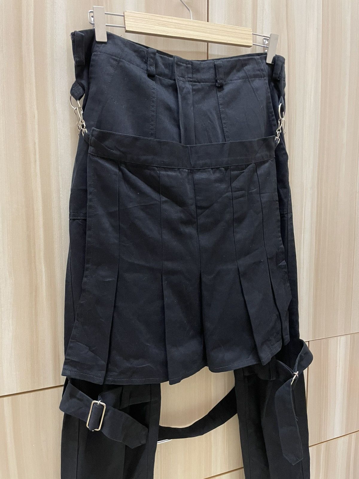 Japanese Brand Vtg Y2K Sexy Dynamite Bondage Pants Skirt Visual Kei Punk Size US 31 - 9 Thumbnail