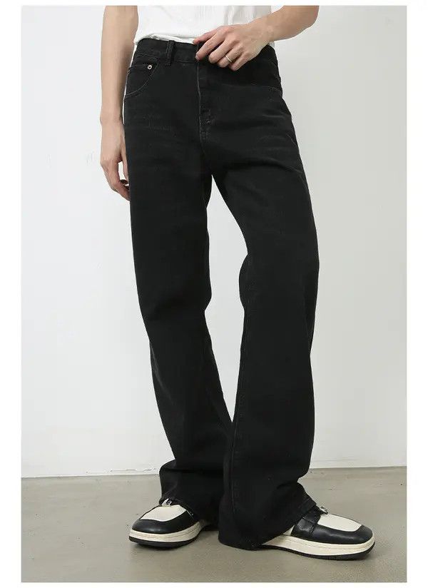 Japanese Brand Rina American high street flared slim straight casual jeans Size US 34 / EU 50 - 3 Thumbnail