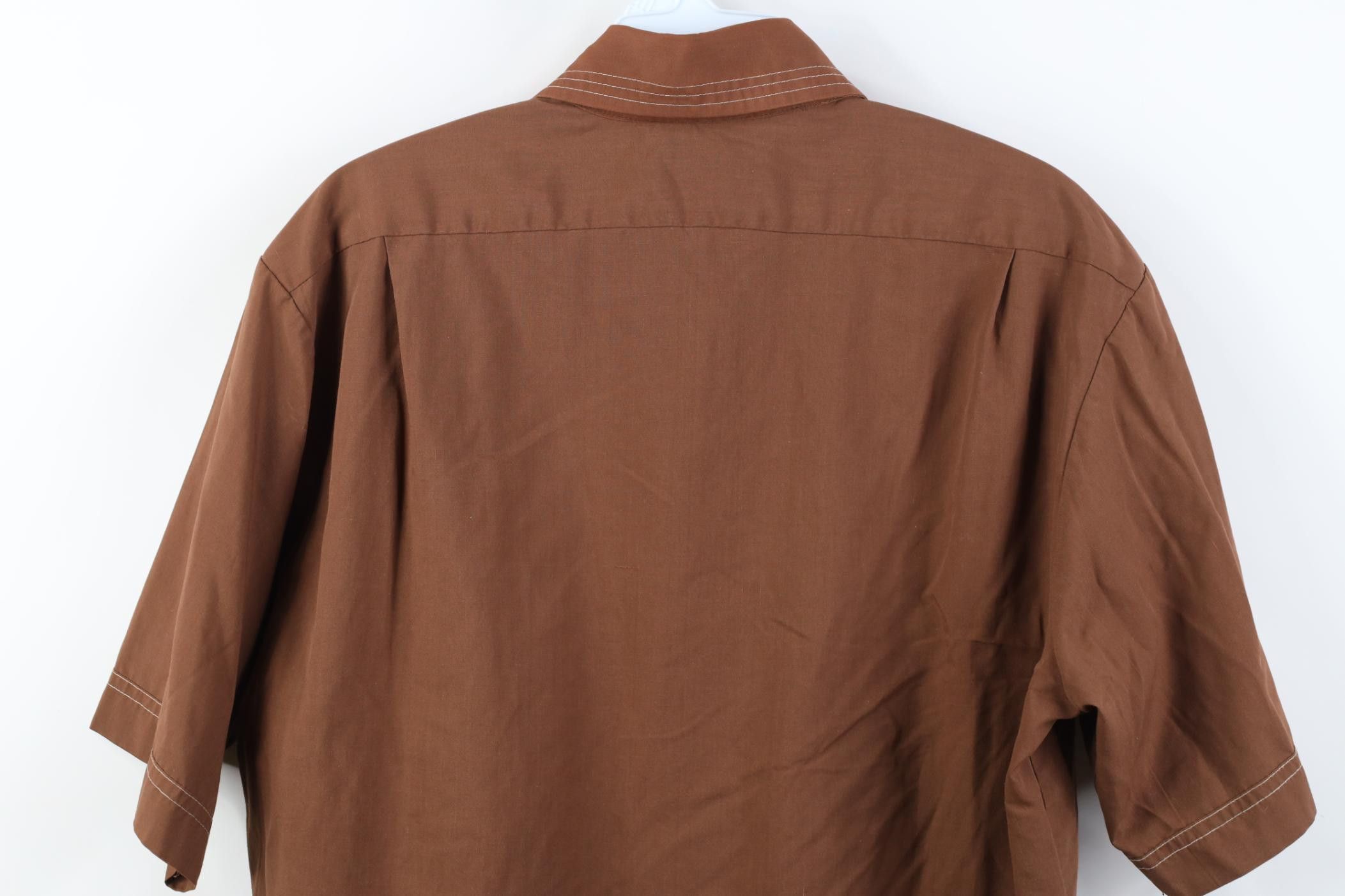 Vintage Vintage 70s Streetwear Collar Short Sleeve Button Shirt Size US M / EU 48-50 / 2 - 11 Thumbnail