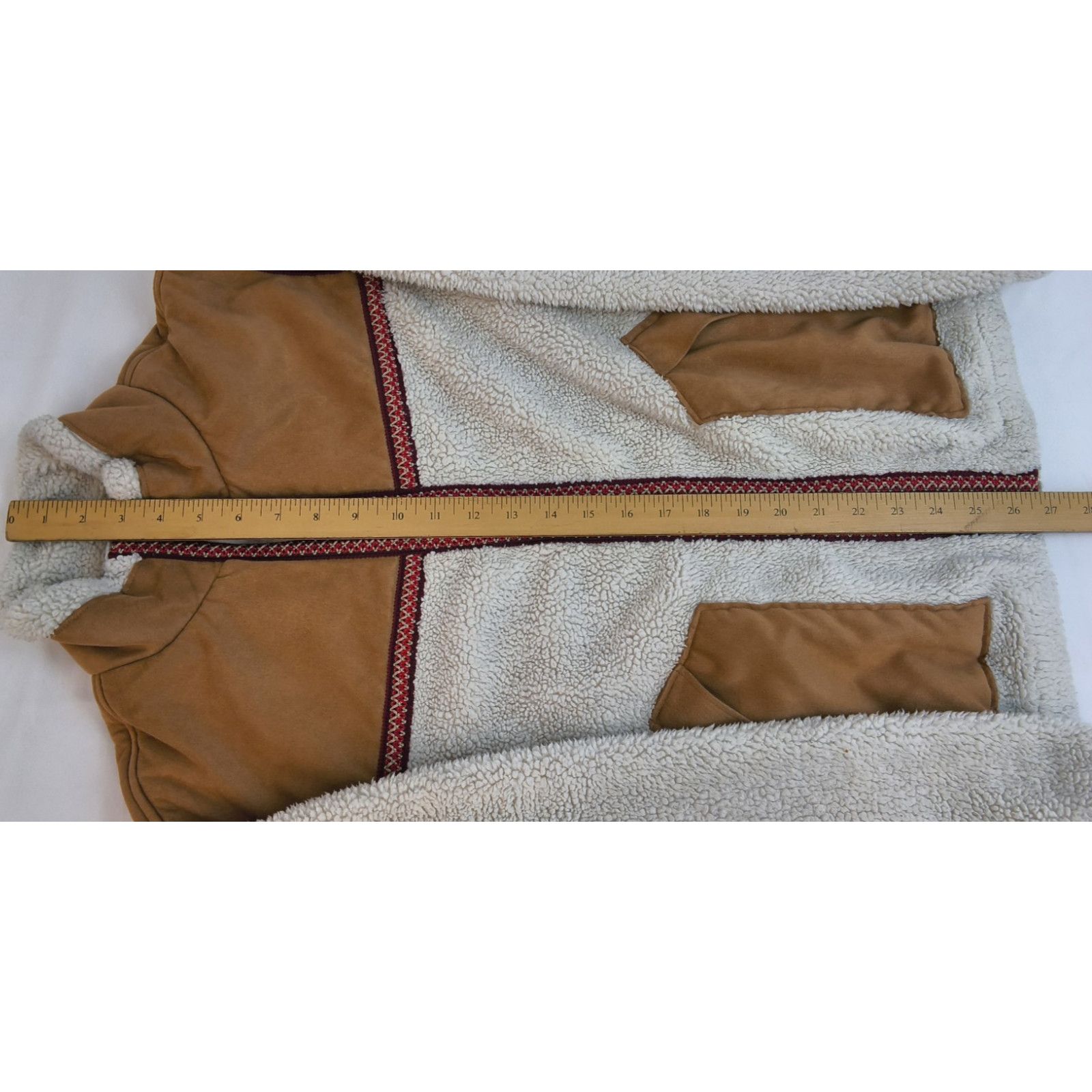 Ugg Ugg Tasman Fleece Jacket Women's M White/Brown Sherpa Zip Size M / US 6-8 / IT 42-44 - 14 Thumbnail