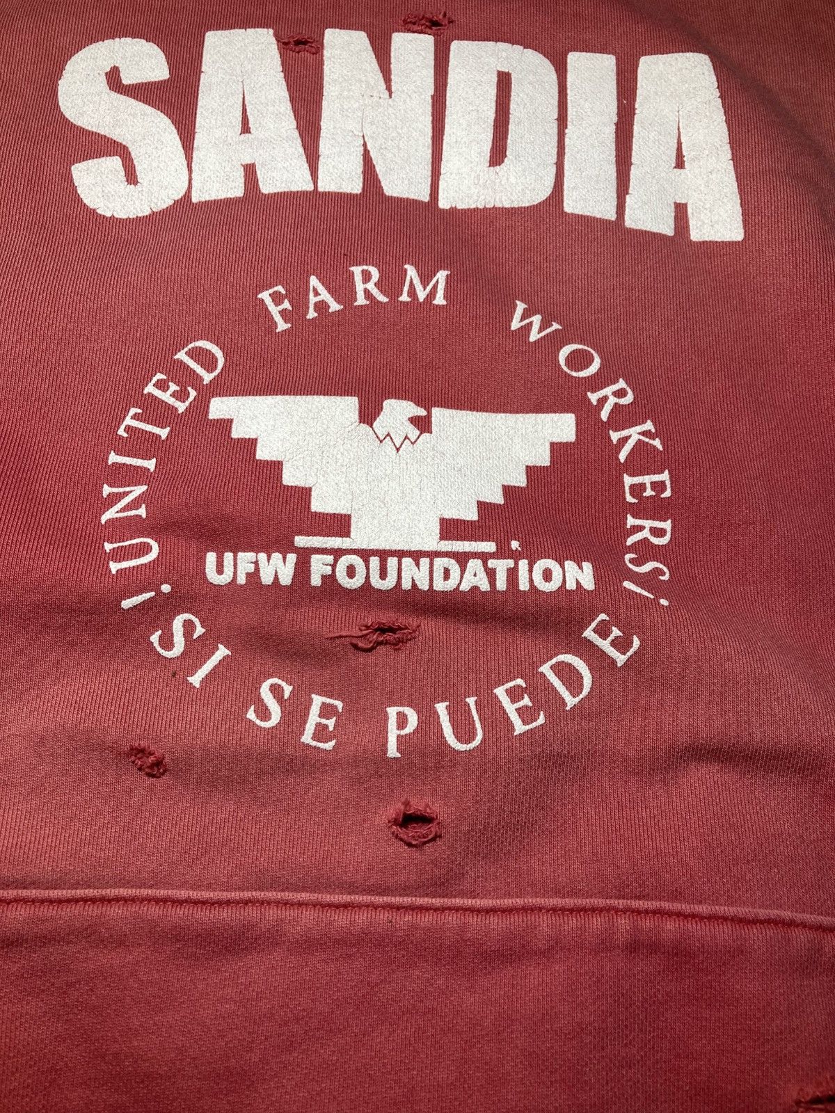 Willy Chavarria New SS25 Willy Chavarria Sandia UFW America Distressed 2025 Size US L / EU 52-54 / 3 - 2 Thumbnail