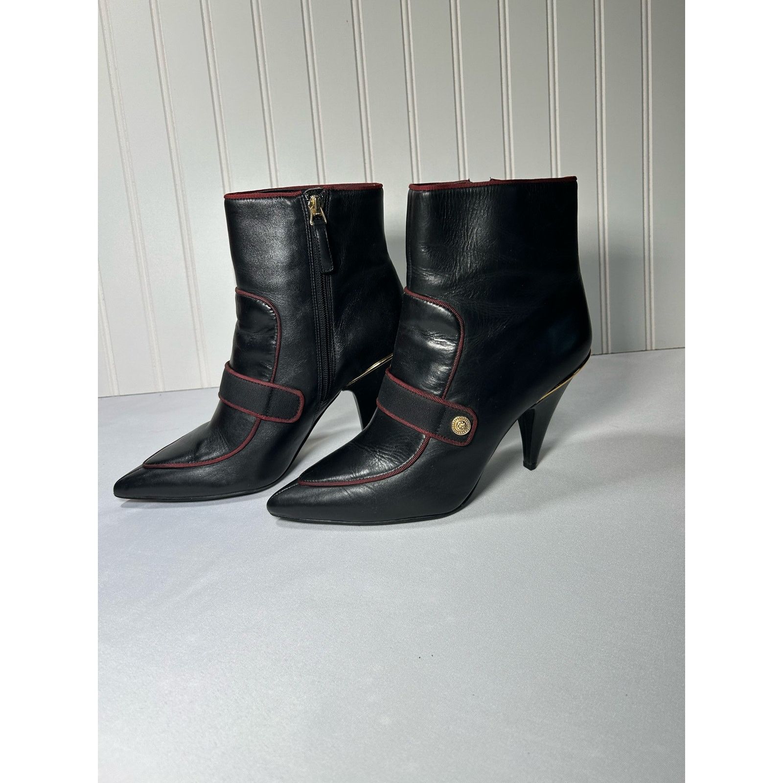 Nine West Nine West Westham Leather fabric Ankle Booties Sz 8 Size US 8 / IT 38 - 3 Thumbnail