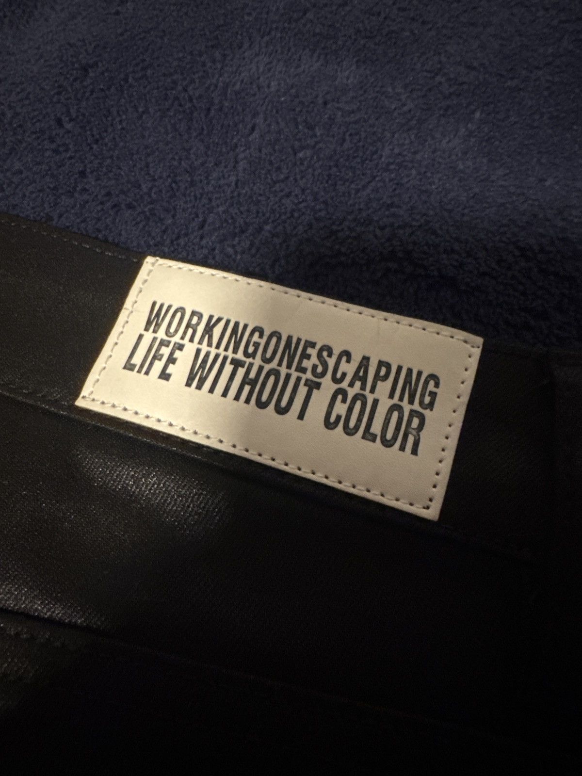 Other Workingonescaping Full Zip Waxed Denim Size US 34 / EU 50 - 4 Thumbnail