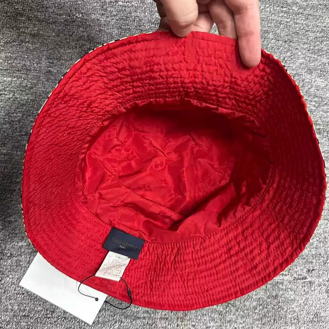 Louis Vuitton LV Monogram All-Over Fisherman Hat 99 New S Size ONE SIZE - 3 Thumbnail