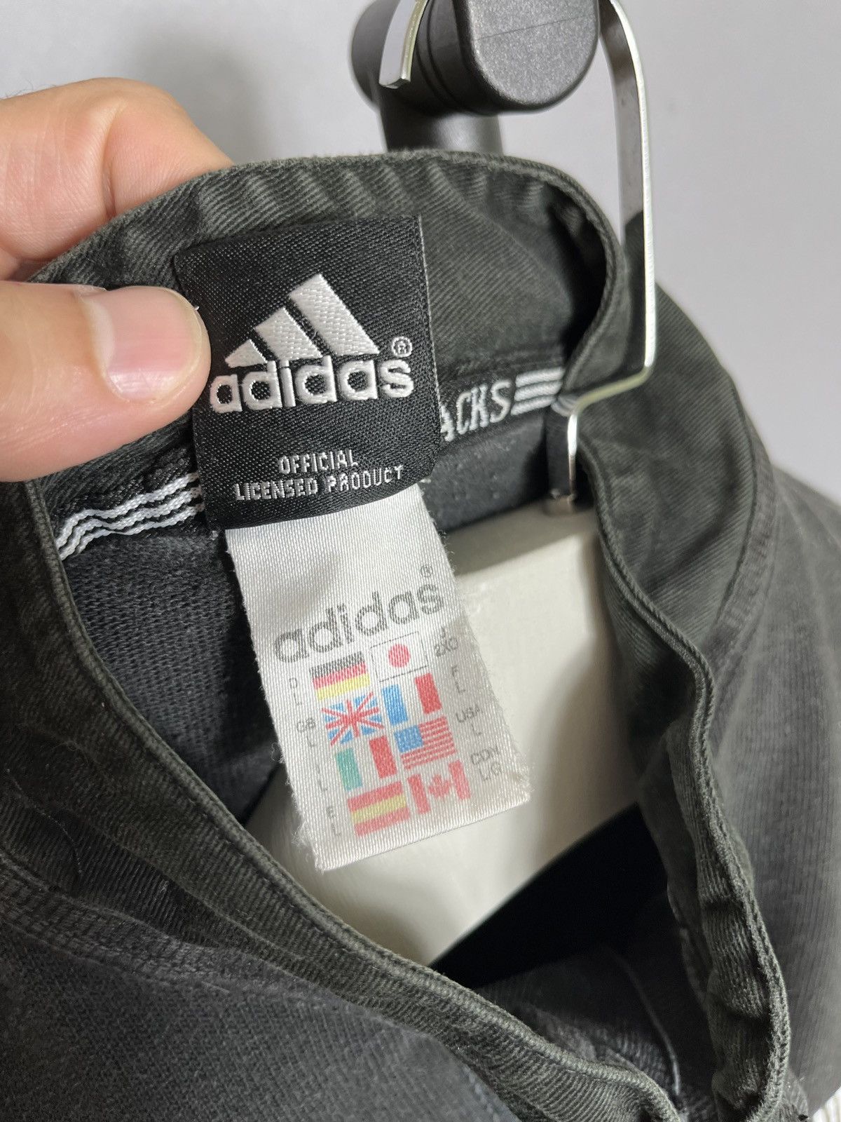 Vintage Adidas New Zealand All Blacks Rugby Union 2000 long sleeve Size US L / EU 52-54 / 3 - 6 Thumbnail
