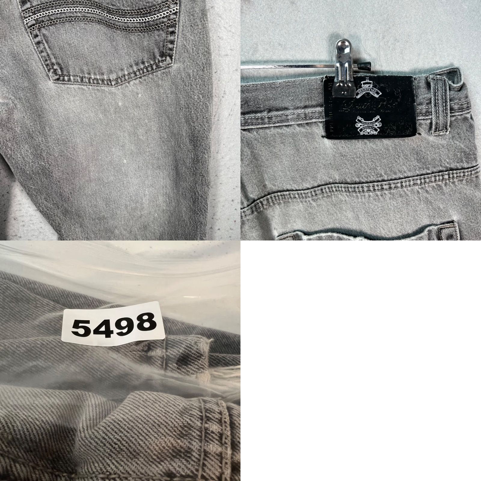 Southpole Southpole Mens Jeans Distressed Gray Denim w/ Frayed Hems Size 40 Size US 40 / EU 56 - 9 Thumbnail