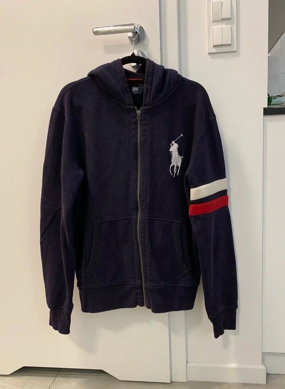 Polo Ralph Lauren Polo Ralph Lauren Hoodie Hooded Zip Sweatshirt Navy Blue Size US M / EU 48-50 / 2 - 2 Thumbnail