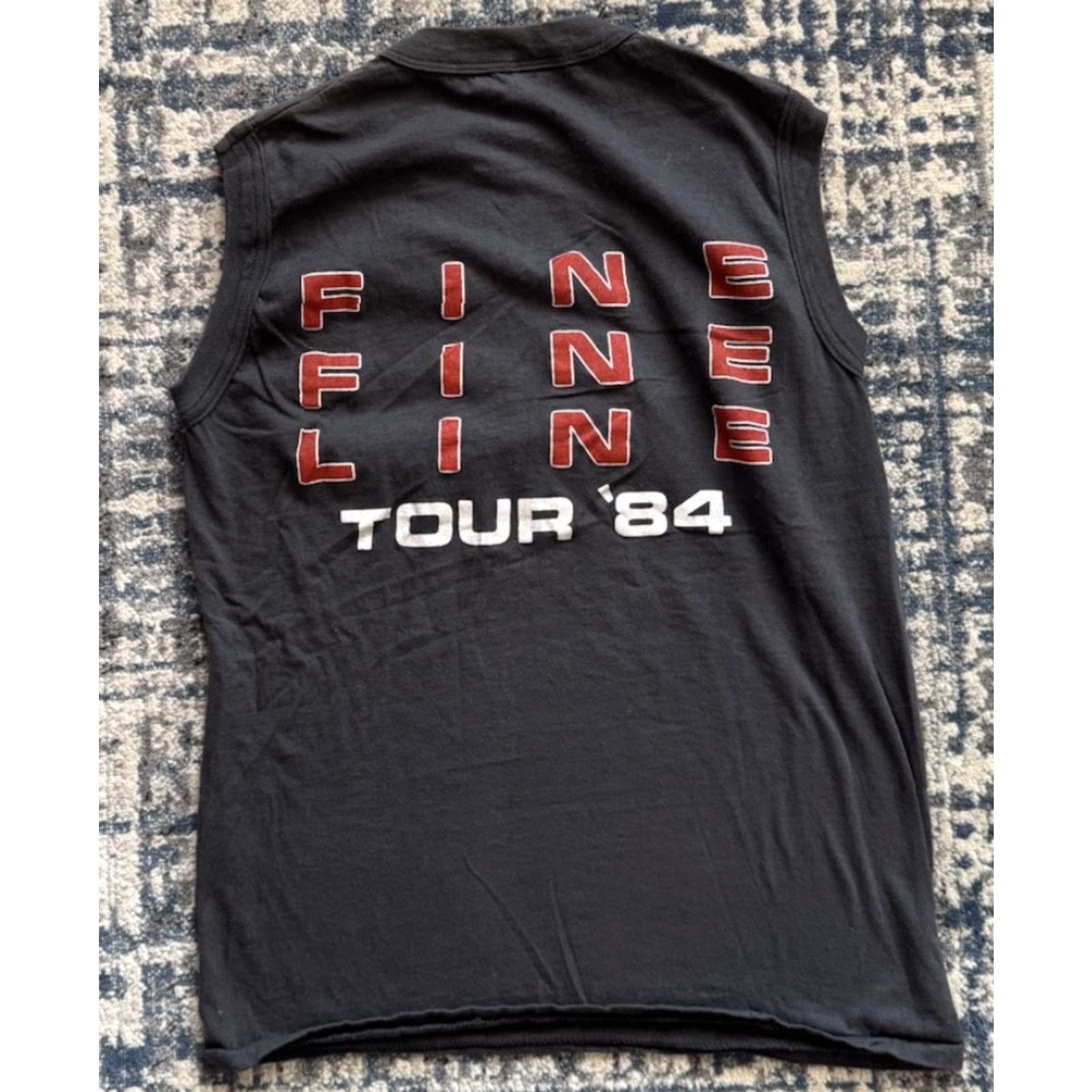 Vintage VINTAGE Winterland 1984 Andy Fraser Fine Line Tour Graphic Print T-Shirt L Black Men's Shirt 80s Band Rock Size US L / EU 52-54 / 3 - 4 Thumbnail