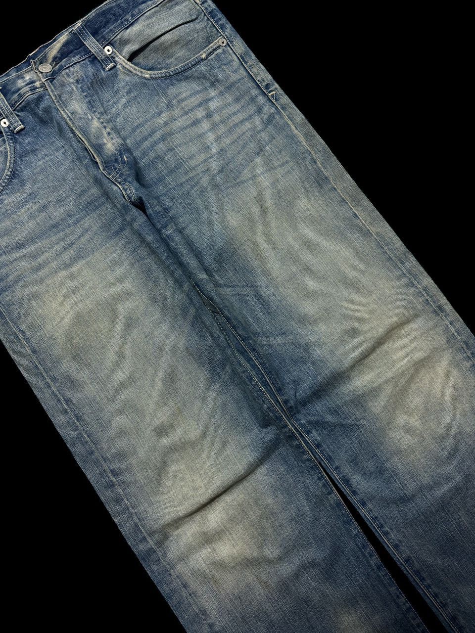 Tornado Mart INSANE Vintage Jeans Straight Leg Rusty Mudwash Distressed Size US 33 - 6 Thumbnail