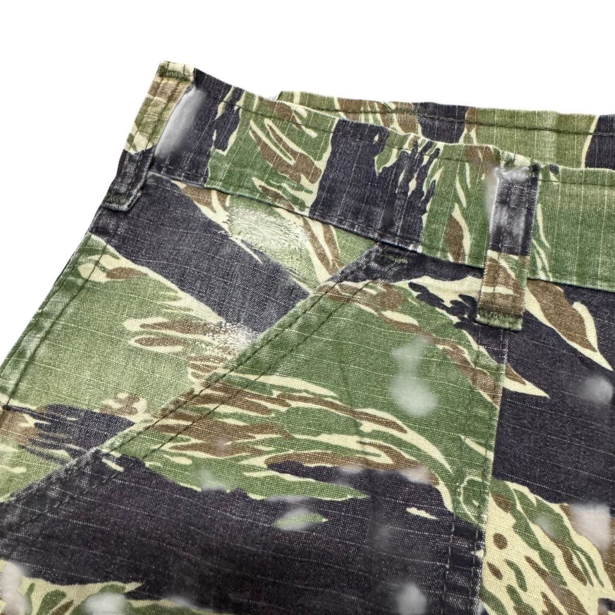 Vintage Vintage Gung Ho Tiger Stripe Fatigue Pant Ripstop Size US 31 - 6 Thumbnail