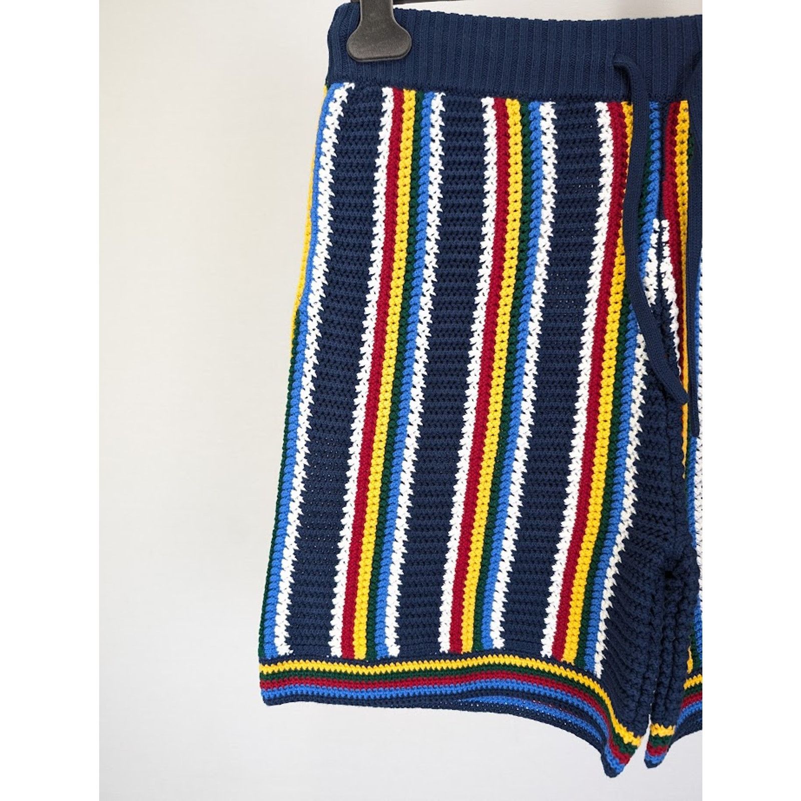 Casablanca o1rshd1 DUP / Cotton Crochet Shorts in Navy Size US 34 / EU 50 - 3 Thumbnail