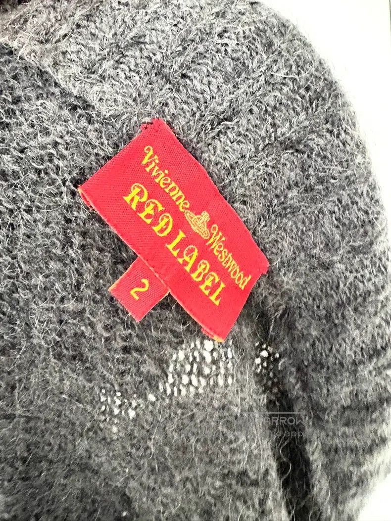 Vivienne Westwood Vivienne Westwood Vintage Dark Gray Large Saturn Knit Wool Size M / US 6-8 / IT 42-44 - 6 Thumbnail