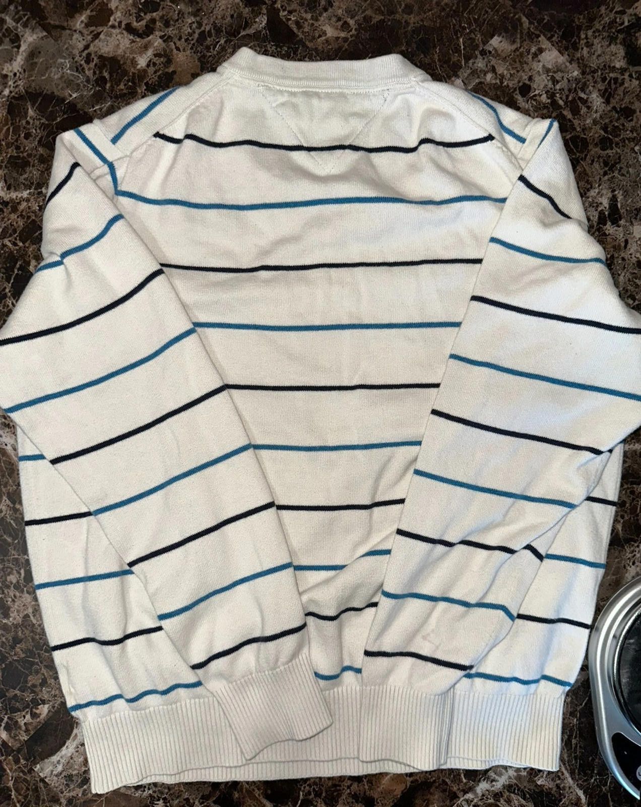 Tommy Hilfiger Preppy Stripe Sweater – Tommy Hilfiger SM/P, Minor Tear Size S / US 4 / IT 40 - 6 Thumbnail
