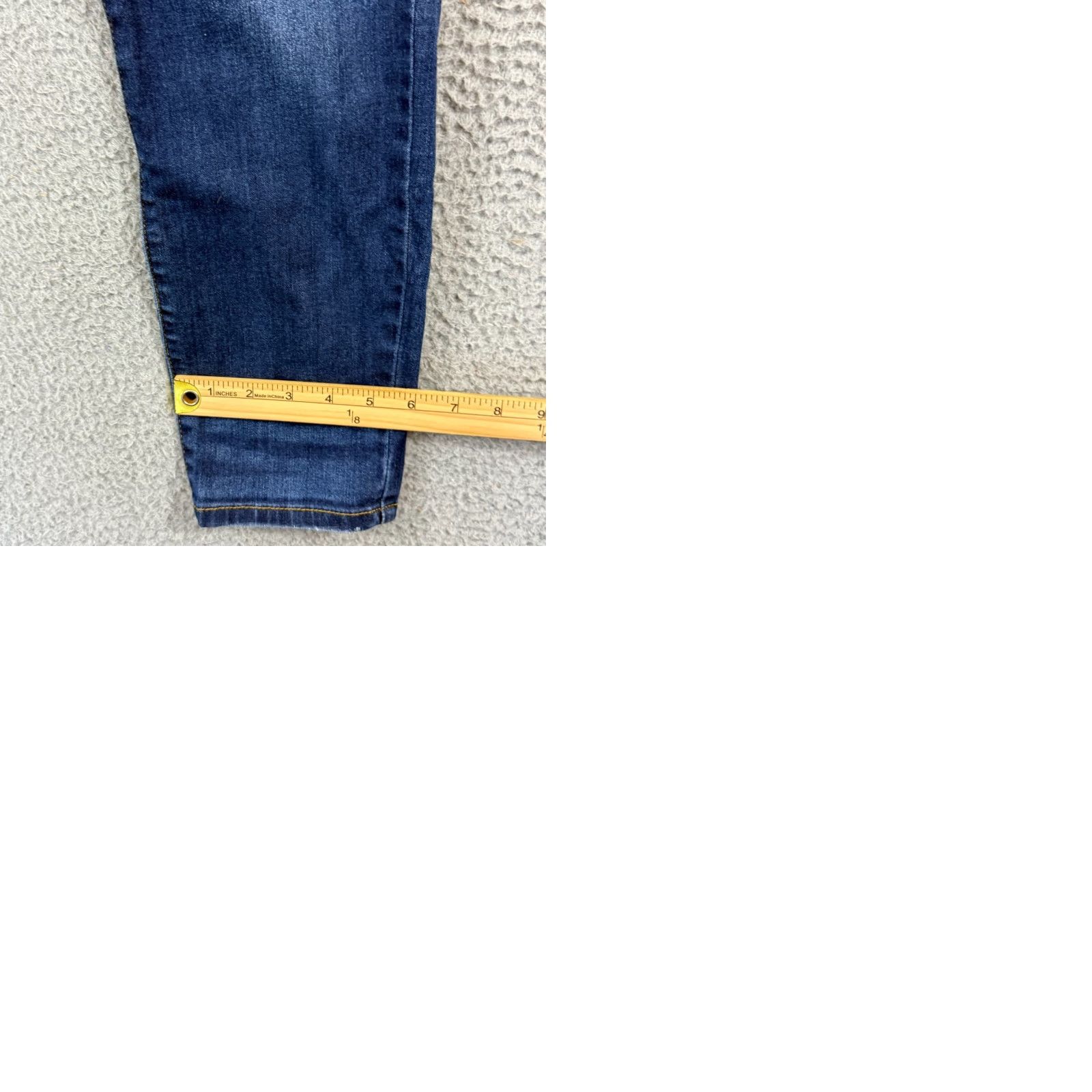 Denime Judy Blue Jeans Women’s 31 Relaxed Fit Dark Wash Stretch Skinny Denim 31x28 Vintage No City Preppy 5-Pocket Womens Jeans Size 24" / US 00 / IT 34 - 9 Thumbnail