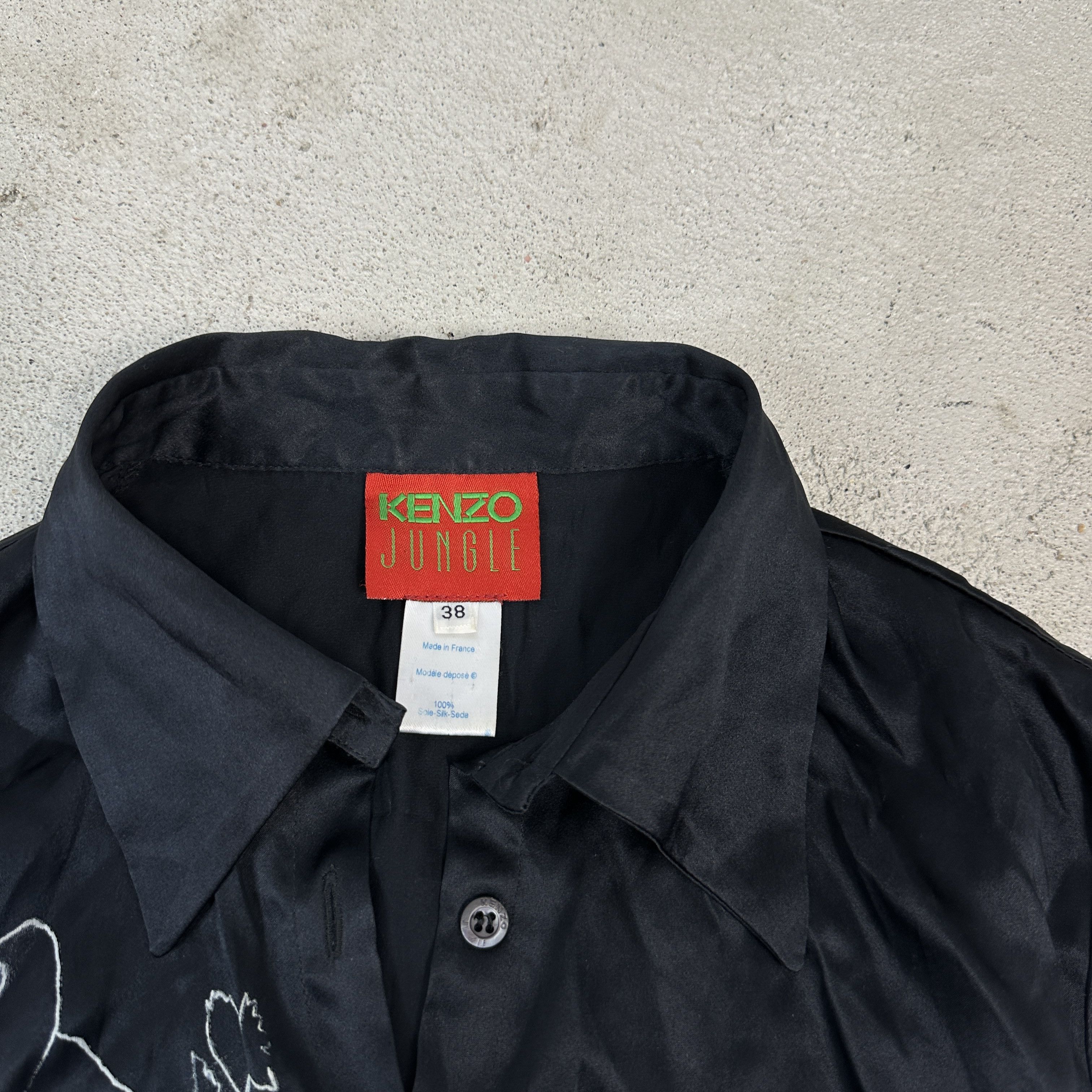 Kenzo × Vintage Women's Silk Shirt Vintage Kenzo Size S / US 4 / IT 40 - 3 Thumbnail