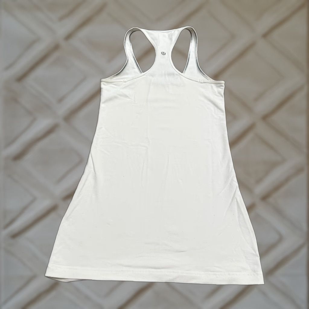 Lululemon Lululemon Halter Racerback Tank Top Womens 4 White Activewear Yoga Run Gym Size S / US 4 / IT 40 - 1 Thumbnail
