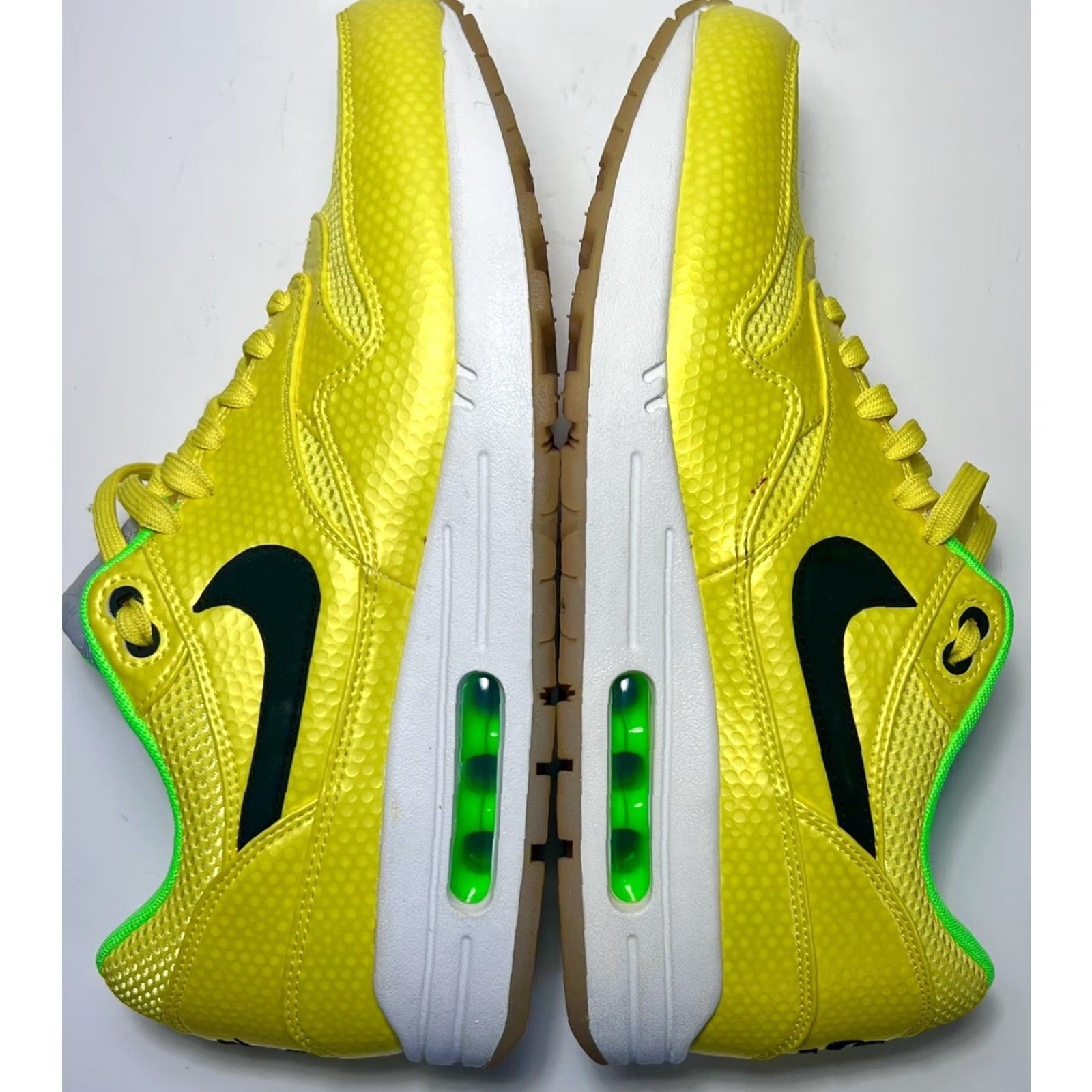 Nike Nike Air Max 1 FB Premium Qs Mercurial Pack VNDS Vibrant Yellow US 10 Nike Air Max 1 Mens Sneakers 2013 Yellow Extra Words Size ONE SIZE - 5 Thumbnail