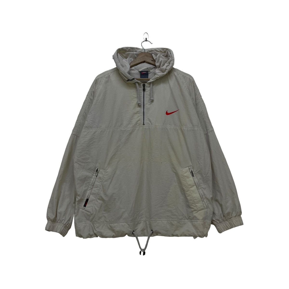 Nike Vintage Nike X Training Half Zipper Anorak Hooded Jacket Size US S / EU 44-46 / 1 - 1 Thumbnail