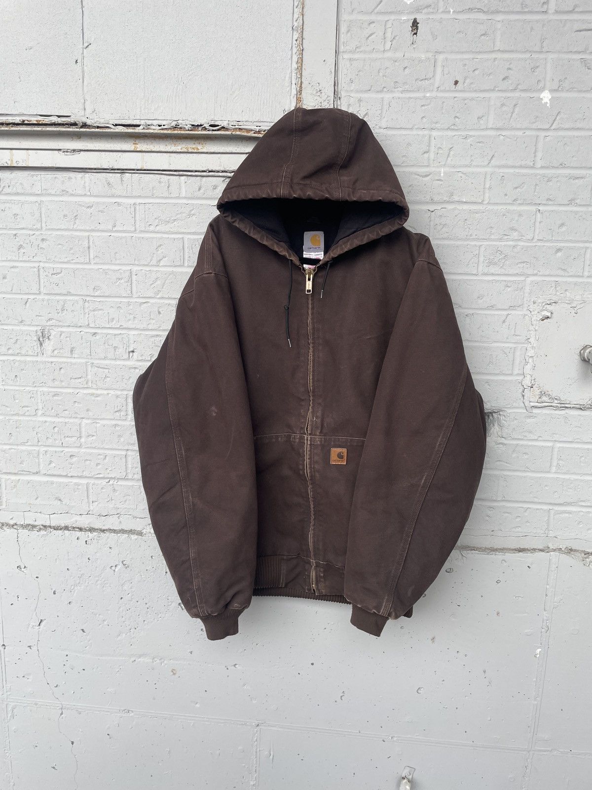 Carhartt Carhartt j130 DKB Hooded Jacket Size US XL / EU 56 / 4 - 1 Thumbnail