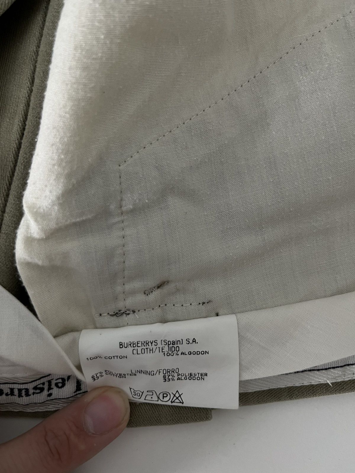 Burberry Burberry Khaki Pants Size US 34 / EU 50 - 7 Thumbnail