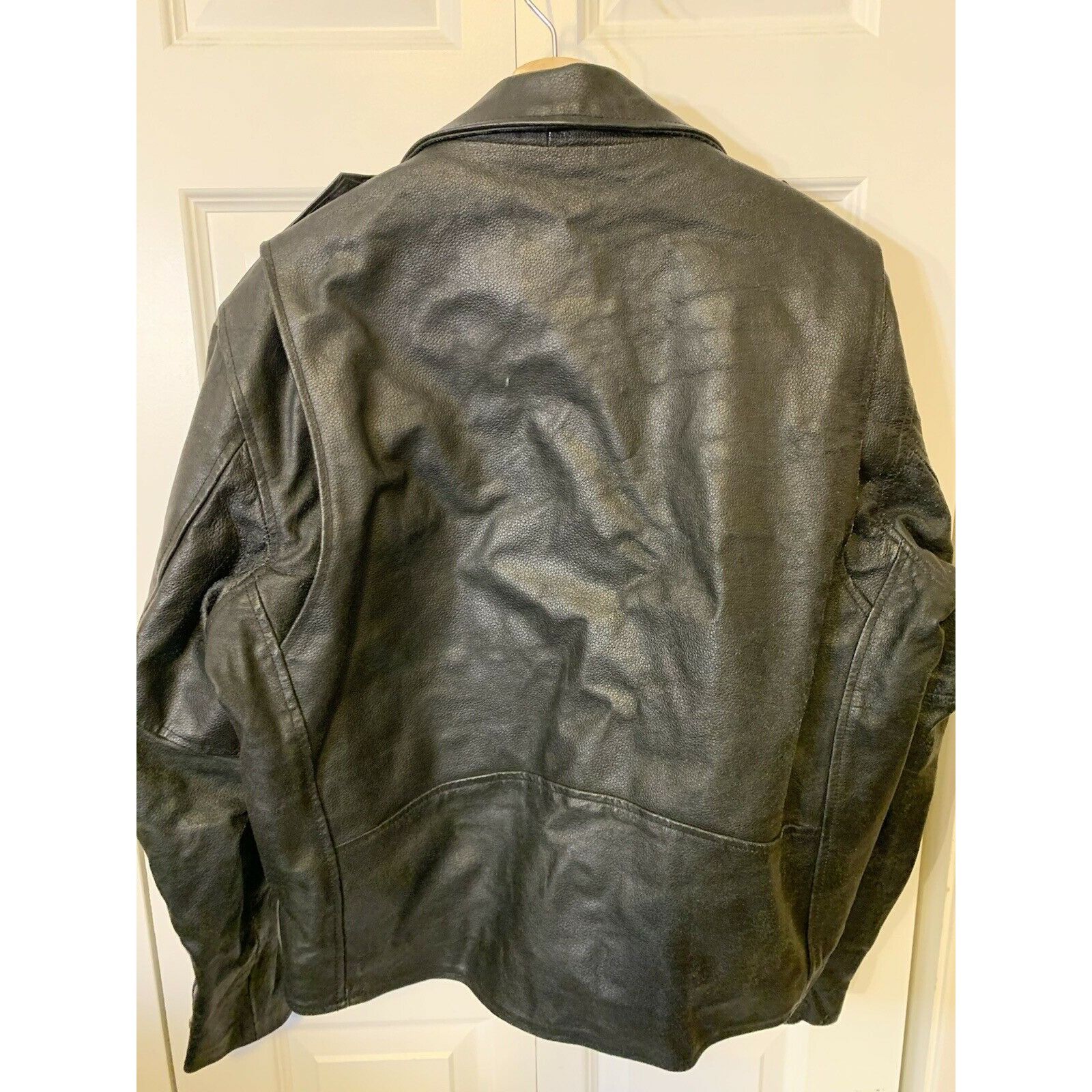 Other Jamin Leather Motorcycle Black Jacket Sz 46 w/Belt HEAVY Bik Size US XL / EU 56 / 4 - 8 Thumbnail