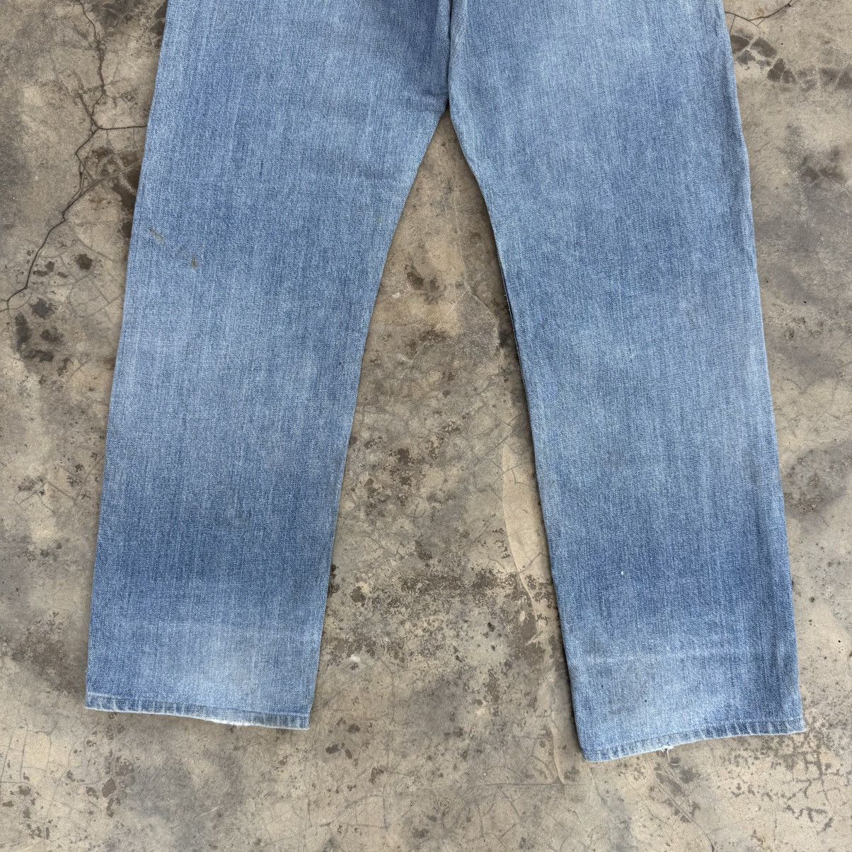 Edwin × Jean × Vintage VINTAGE EDWIN FADED PATCH JEANS DENIM PANTS Size US 32 / EU 48 - 11 Thumbnail