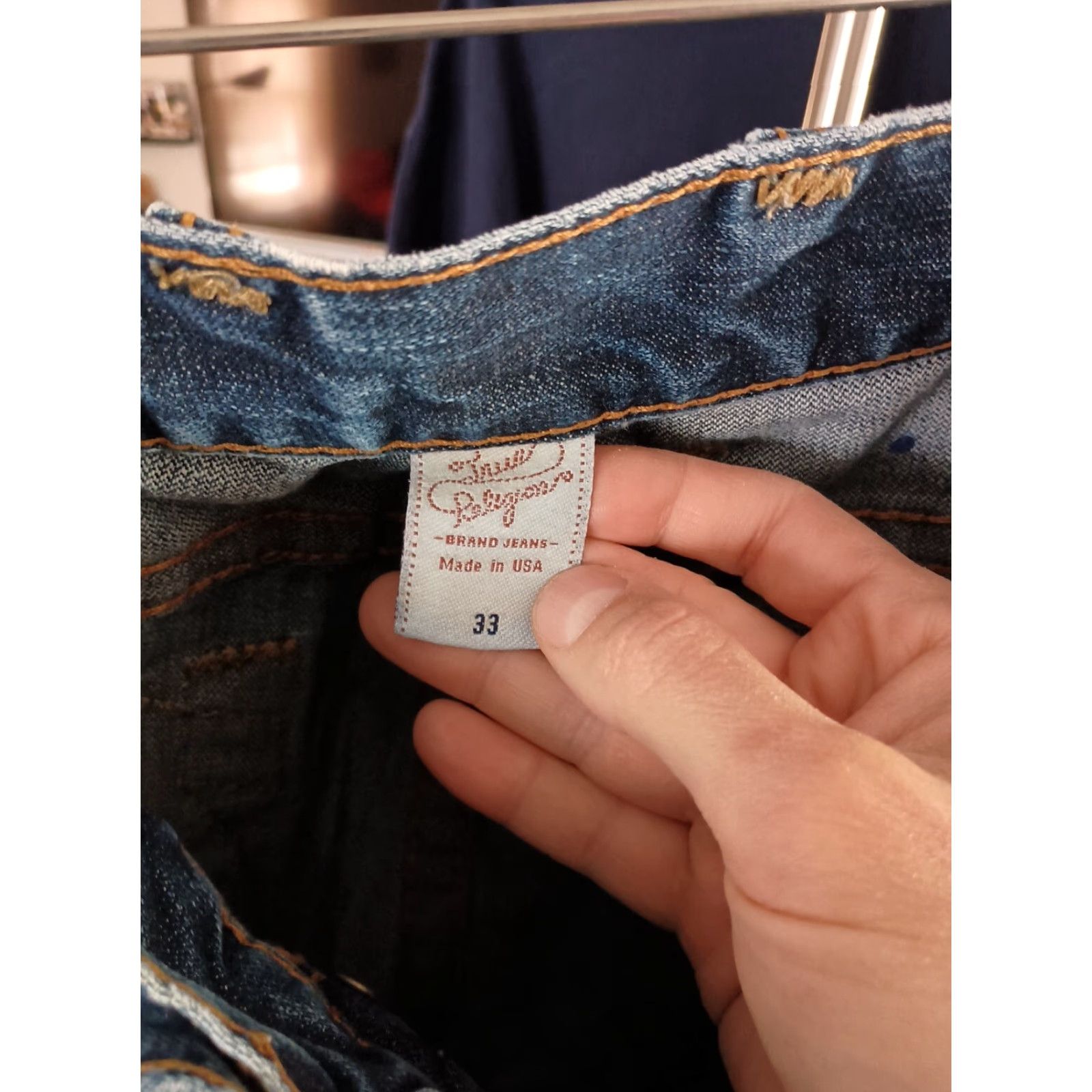 True Religion VINTAGE True Religion Jeans Size 33 x 30 Distressed Bootcut Made in USA Men Blue 33 Inseam 30 USA Distressed Jeans Size US 33 - 6 Thumbnail