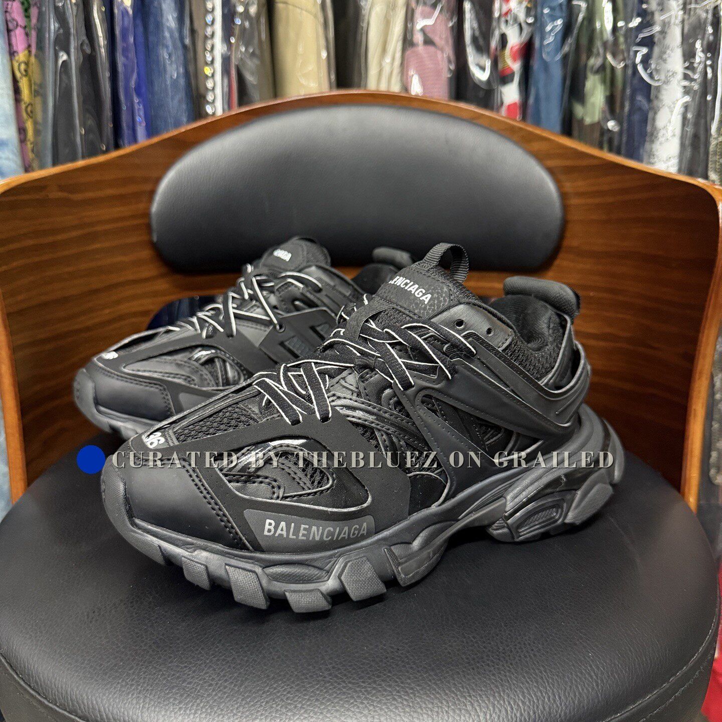 Balenciaga Balenciaga Track Black Black Warrior Size US 5 / IT 35 - 1 Thumbnail