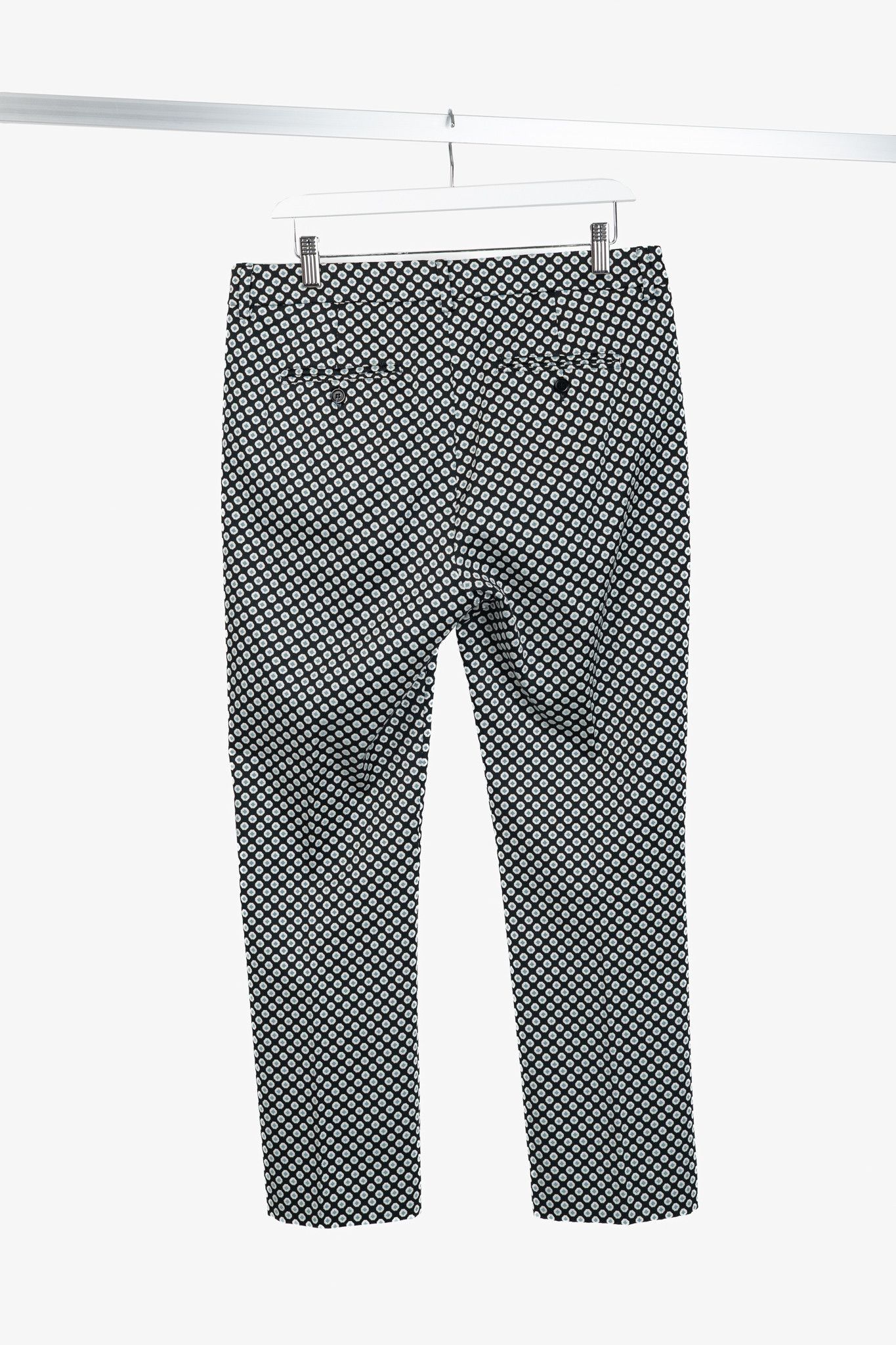 Weekend Max Mara Weekend Max Mara Capale Geometric High-Waisted Capri Size 32" / US 10 / IT 46 - 2 Thumbnail