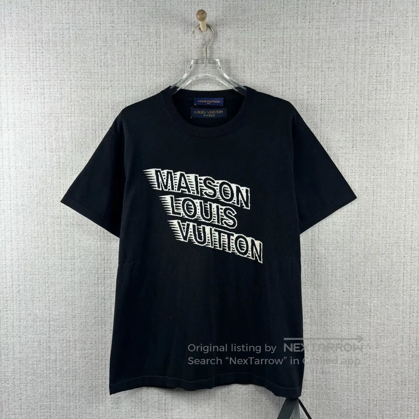 Louis Vuitton Louis Vuitton Logo Knit Short Sleeve Tee. Size US XL / EU 56 / 4 - 1 Thumbnail