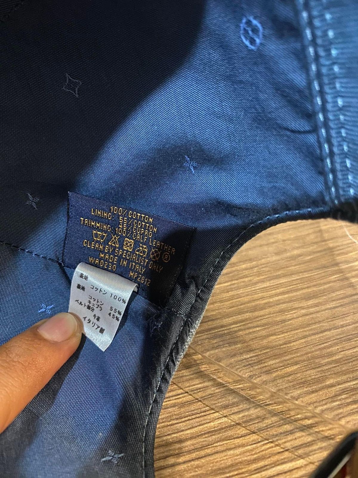 Louis Vuitton Unisex Louis vuitton X virjil abloh FW20 logo cloud cap Size ONE SIZE - 7 Thumbnail