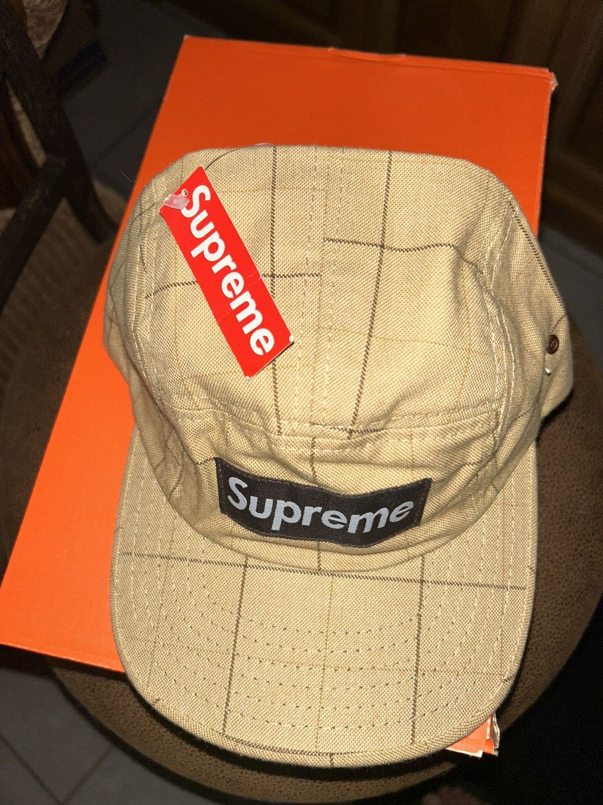 Supreme Supreme Plaid ATF Pane Camp Cap 1999-2002 NEW WITH TAGS!!! Size ONE SIZE - 2 Thumbnail