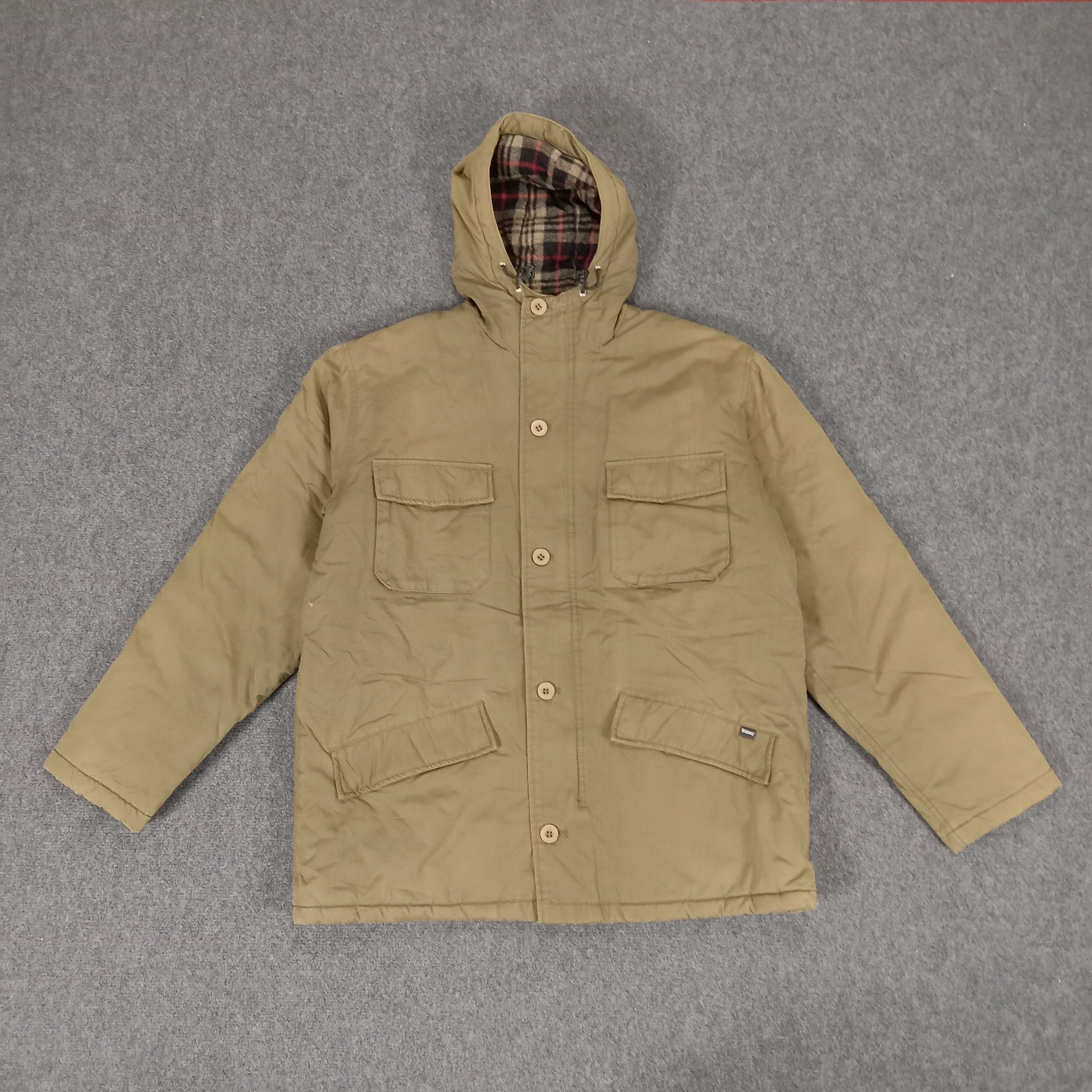 Stussy × Vintage Stussy American Streetwear Military Style Jacket Size US L / EU 52-54 / 3 - 3 Thumbnail