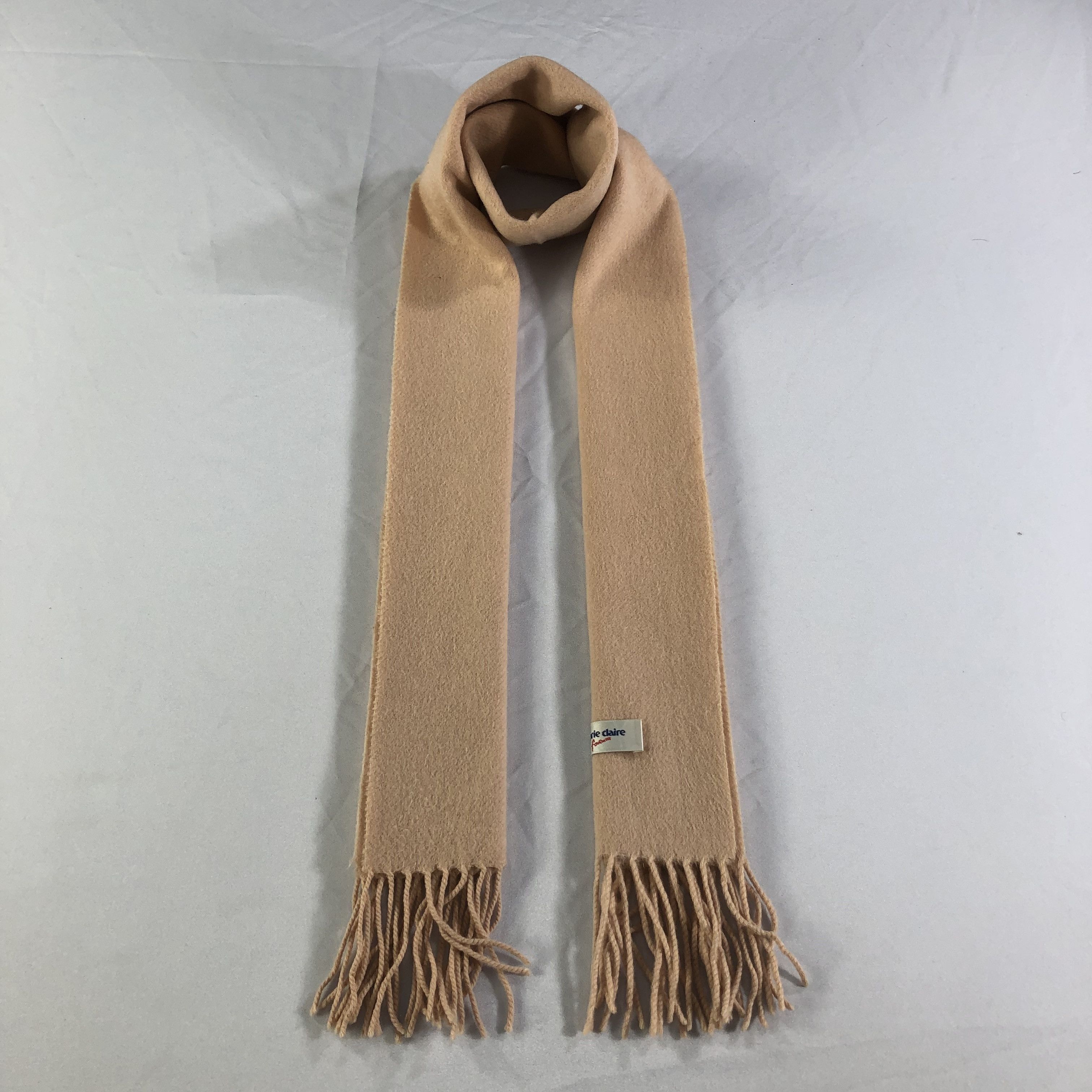 Vintage Marie Claire Plain Wool Scarf Muffler V1523 Size ONE SIZE - 1 Thumbnail
