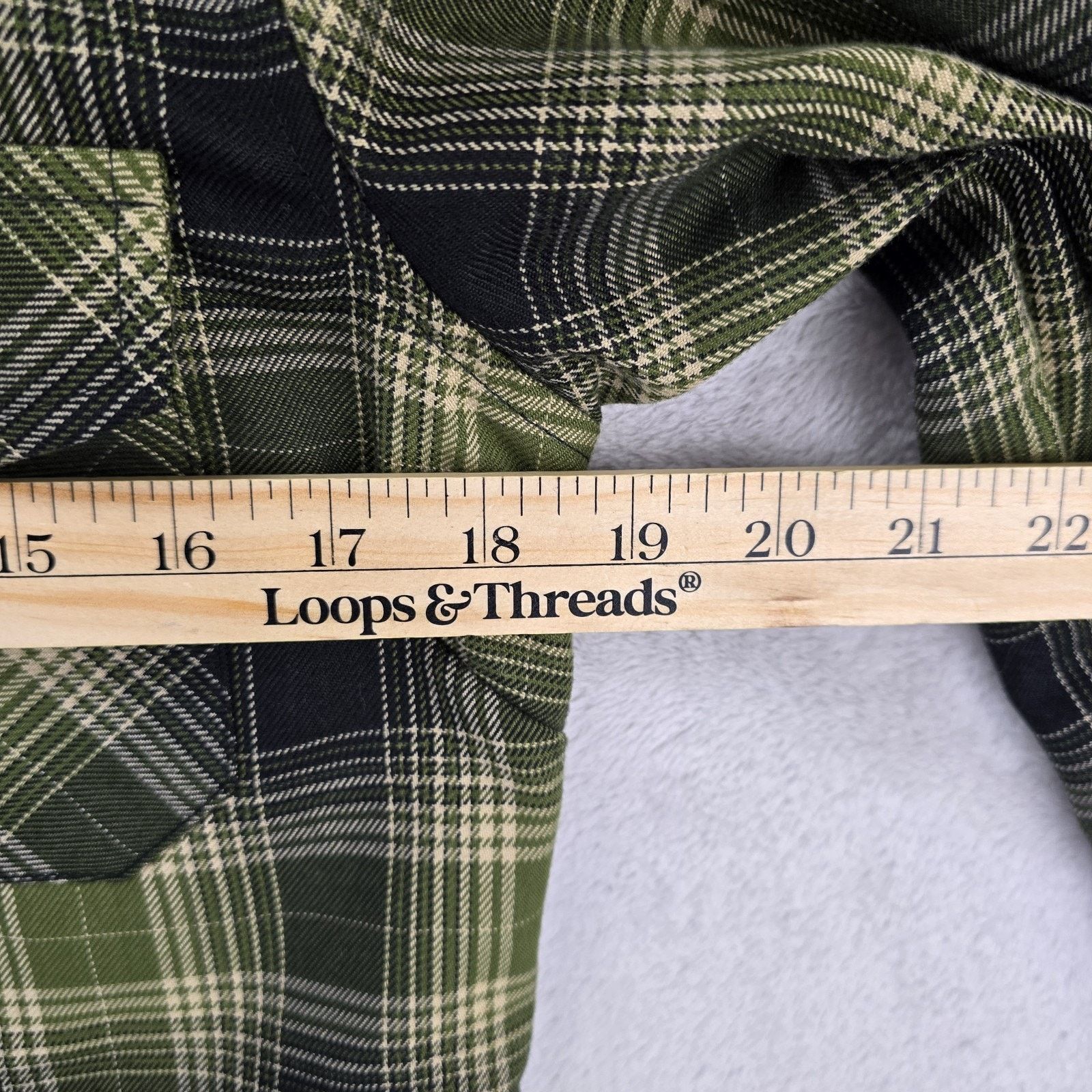 Dixxon Dixxon Action Flannel Shirt Womens Medium Green Black Plaid Size M / US 6-8 / IT 42-44 - 10 Thumbnail