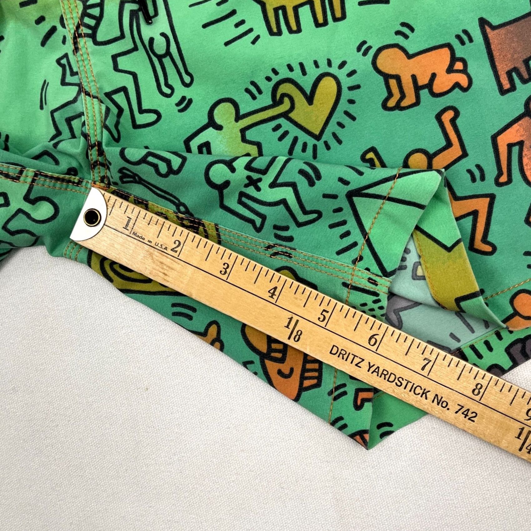 Billabong VINTAGE Billabong Keith Haring Swim Trunks Mens S Unlined Bash Layback Boardshorts 6x N/A Size ONE SIZE - 5 Thumbnail