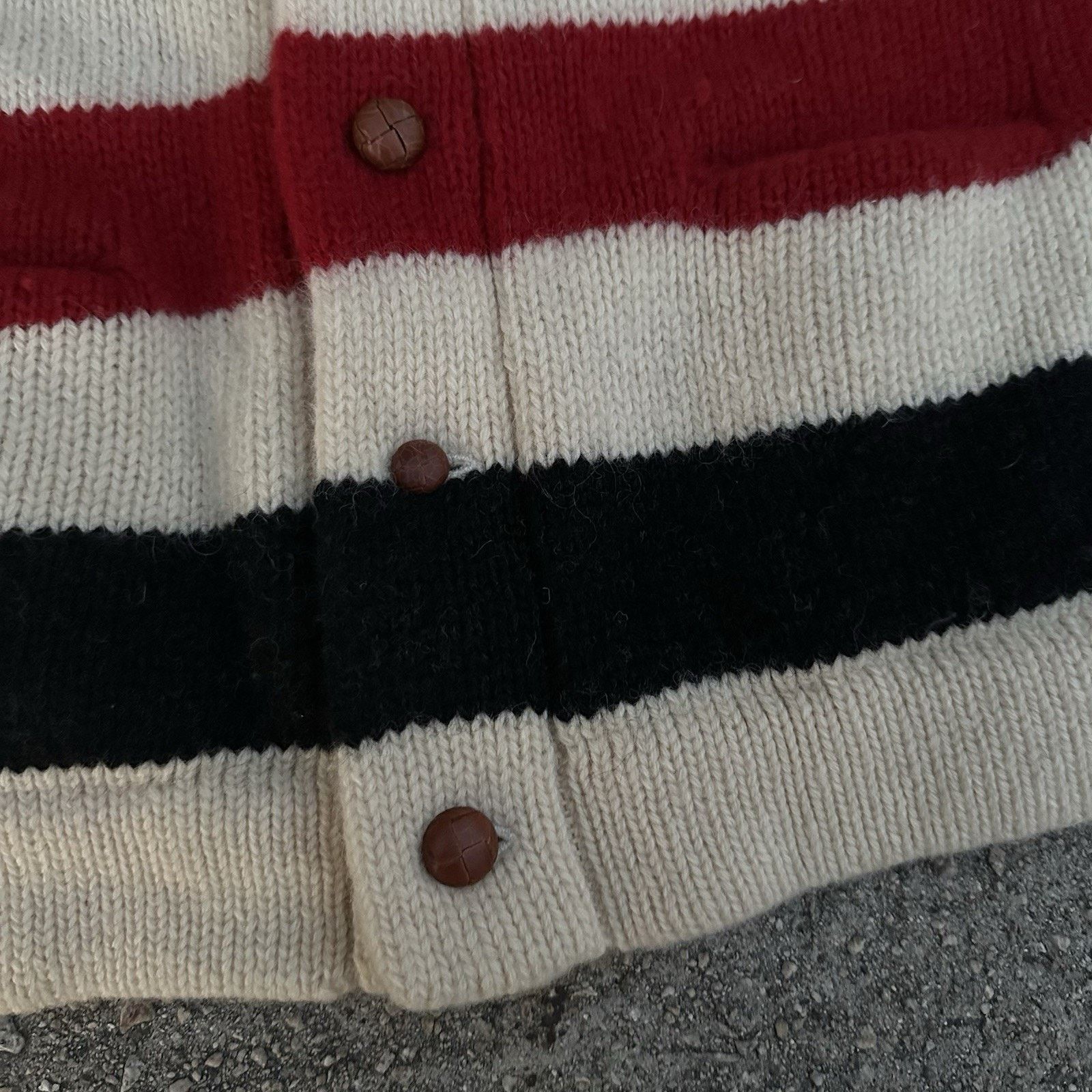 Hudsons Bay × Polo Ralph Lauren × Vintage Vintage Polo Ralph Lauren Wool Shawl Collar Cardigan Sweater Size US L / EU 52-54 / 3 - 2 Thumbnail