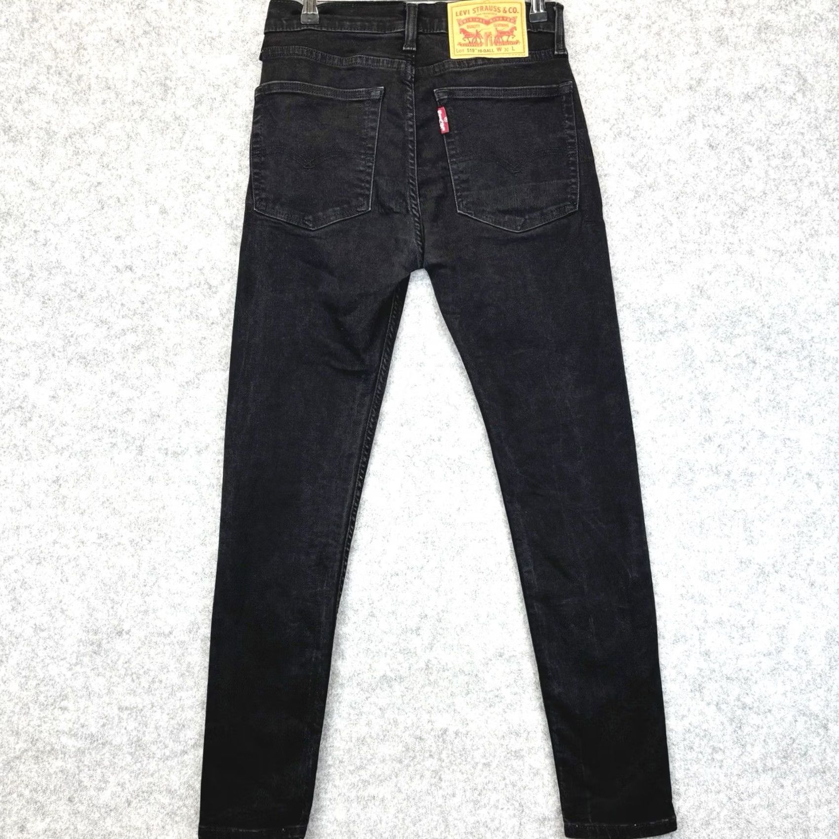 Levi's VINTAGE Levi’s 519 Hi-Ball Skinny Jeans Mens Black W30 L29 Zip Fly Pant Size US 30 / EU 46 - 2 Thumbnail