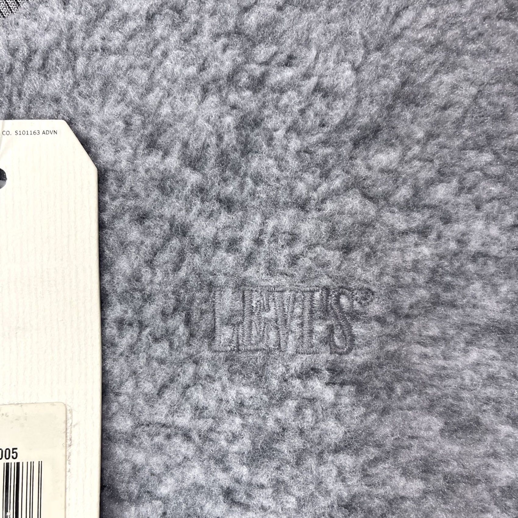 Levi's Levis Sweater Womens Small Gray Meadow Fleece Crew Pullover Sweatshirt Size S / US 4 / IT 40 - 7 Thumbnail