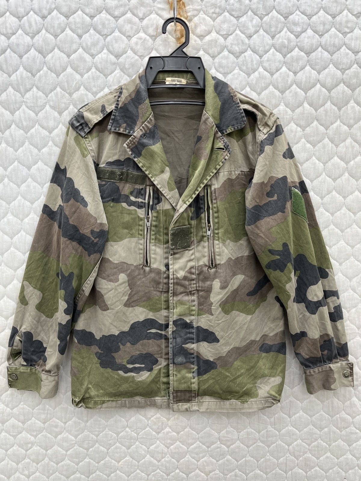 image of Military x Vintage Steals VTG French Army Jacket in Camo, Men's (Size Small)