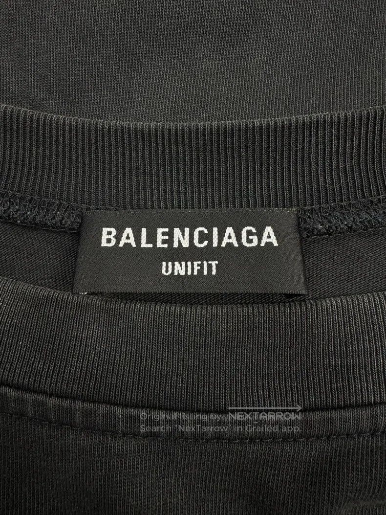 Balenciaga Balenciaga Flame print distressed Tee Size US XS / EU 42 / 0 - 7 Thumbnail