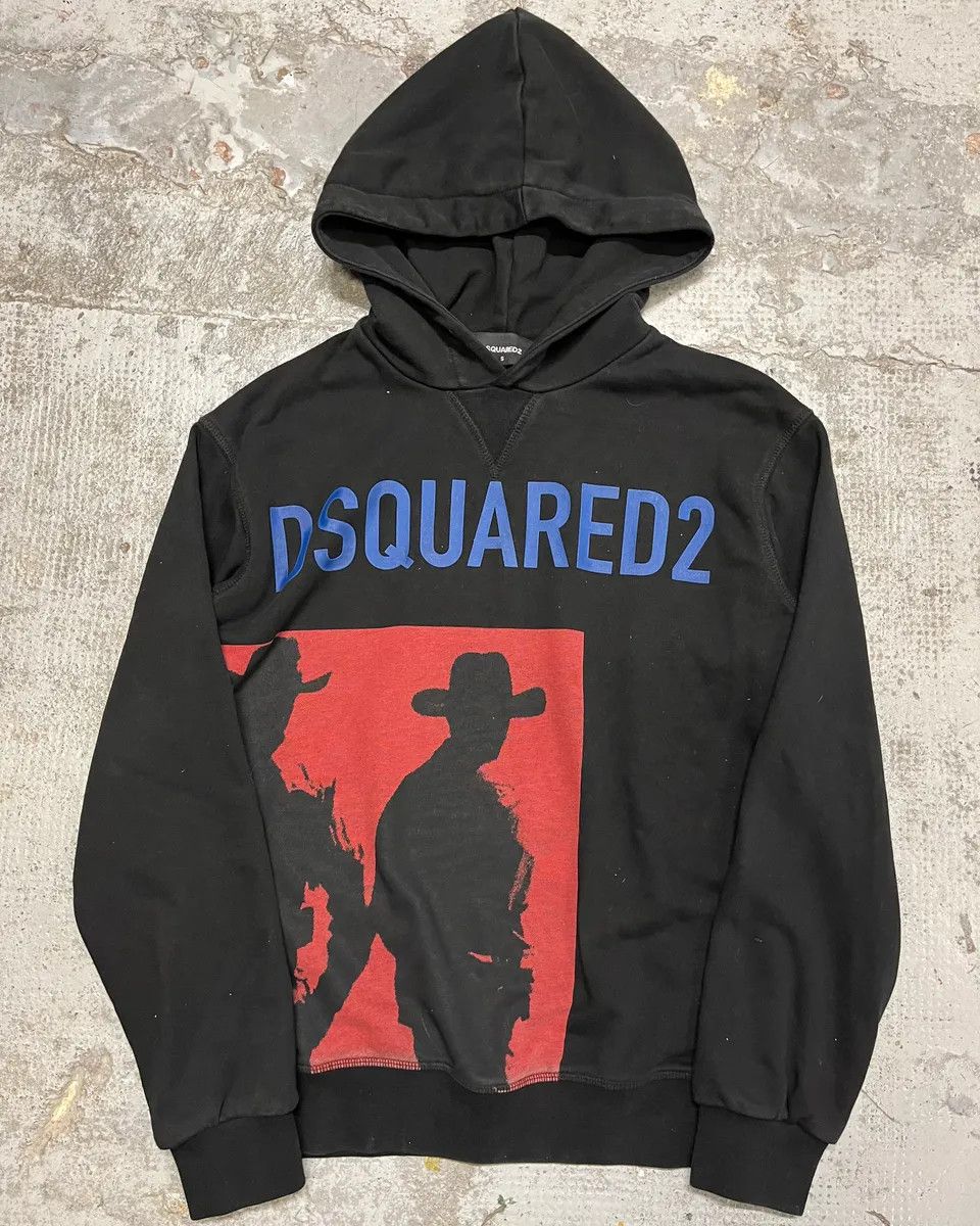 Dsquared2 AW2018 Dsquared2 Black Human Shadow Hoodie Size S / US 4 / IT 40 - 1 Thumbnail