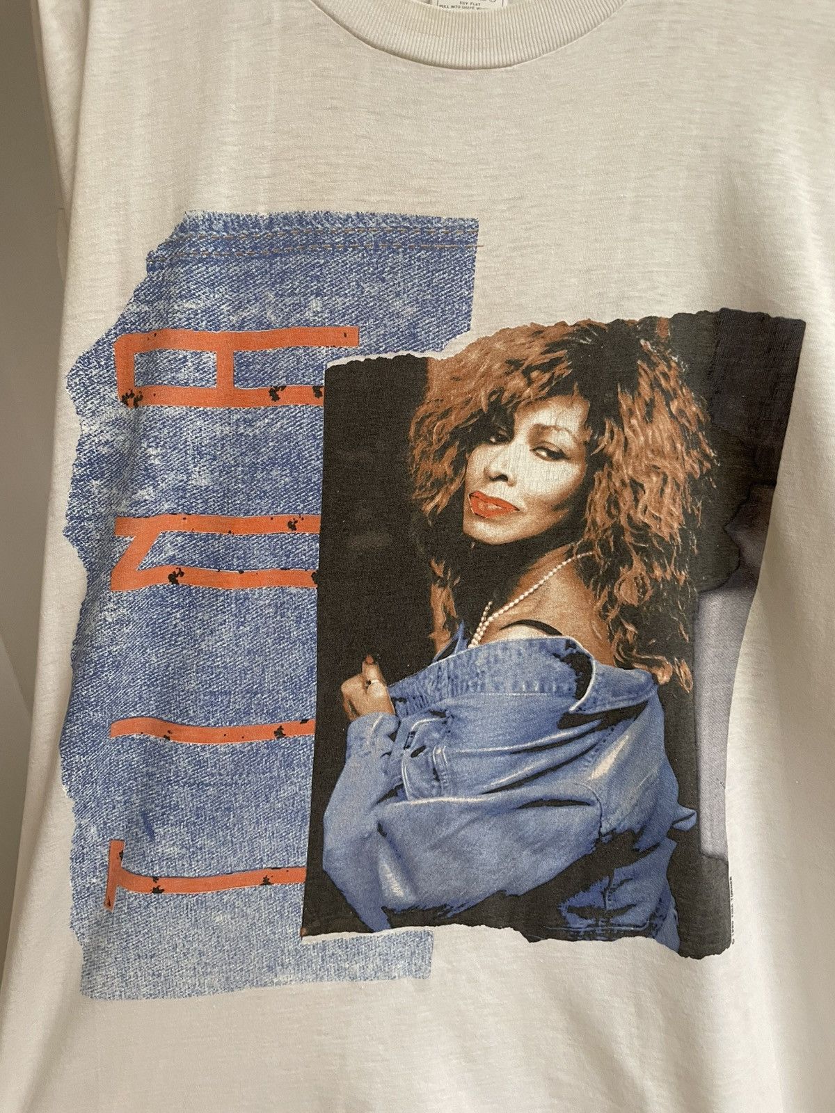 Vintage Tina Turner 1990 Vintage Tour 90s T Shirt Tee Shirt Size US XL / EU 56 / 4 - 6 Thumbnail