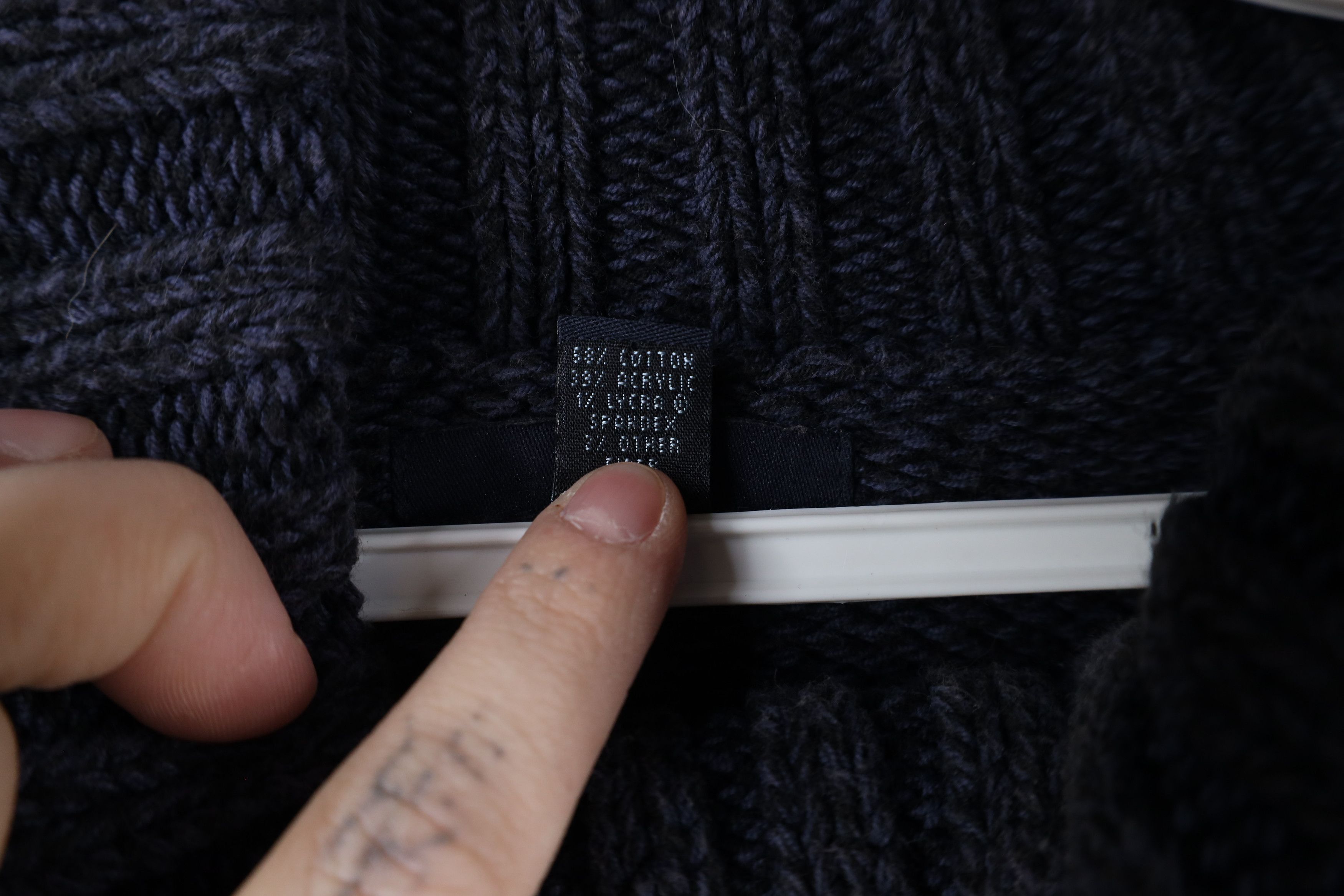 Gap × Vintage Vintage Y2K Gap Stretch Ribbed Knit Turtleneck Sweater Size L / US 10 / IT 46 - 7 Thumbnail