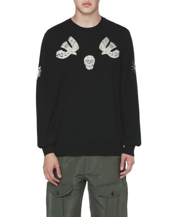 Alexander McQueen o1y1024 Sweater in Black Size US S / EU 44-46 / 1 - 2 Thumbnail